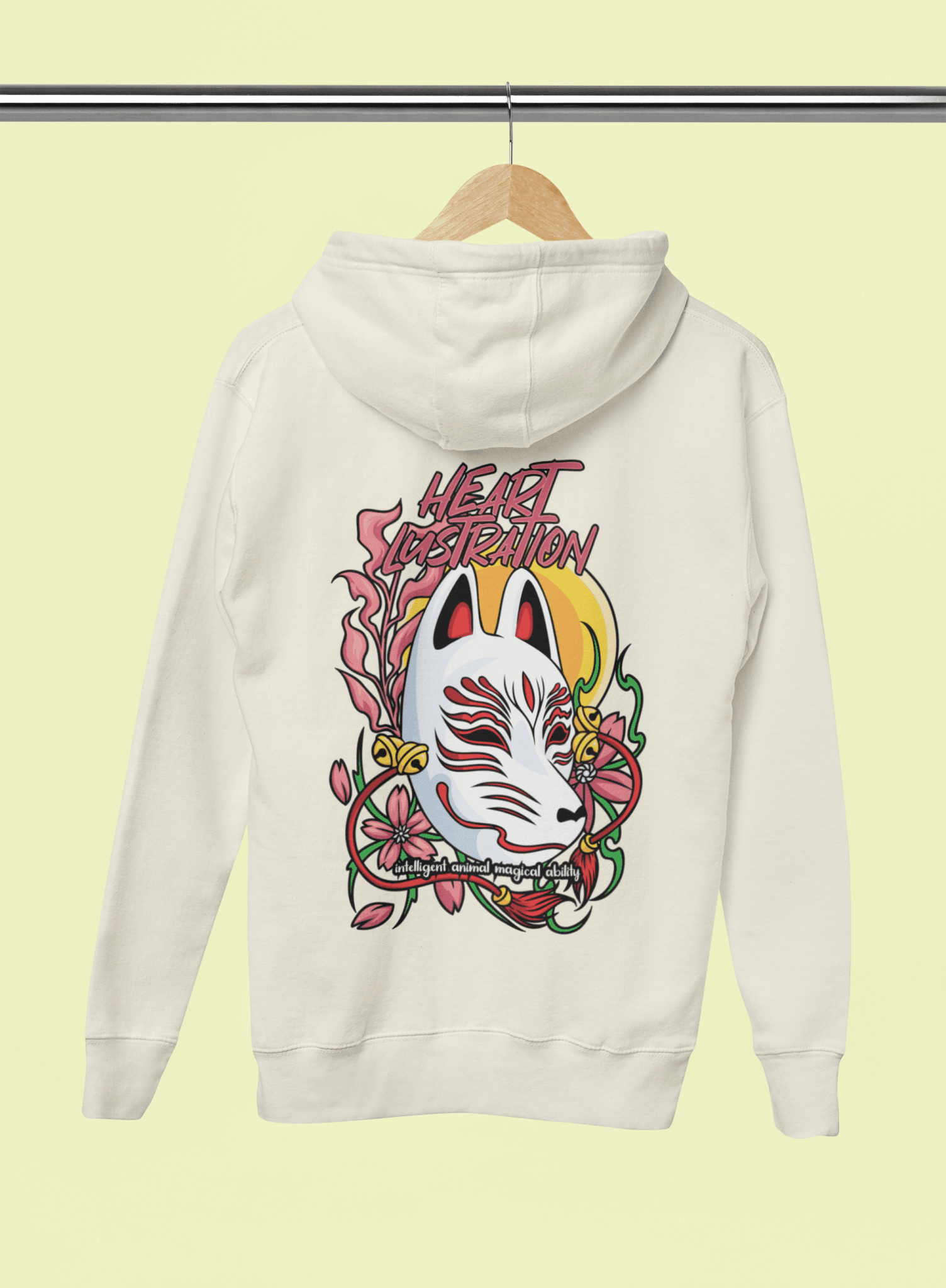 Oversized Hoodie - Heart Lustration Hoodie